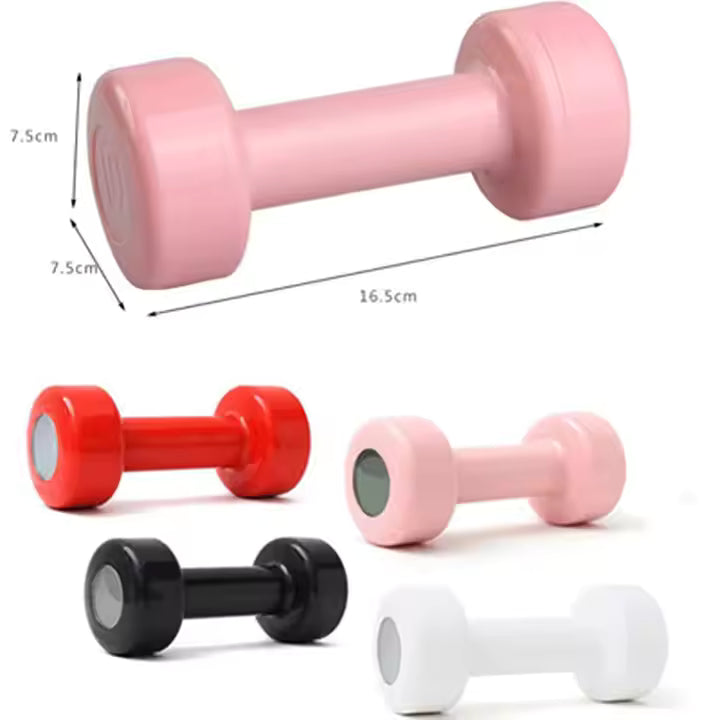Portable Black Digital Shape up Fitness Dumbbell Alarm Clock