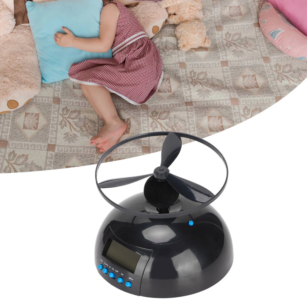 ZK30 Electronic Clock Multipurpose Run Away Flying Alarm Clock for Bedroom Office Home School