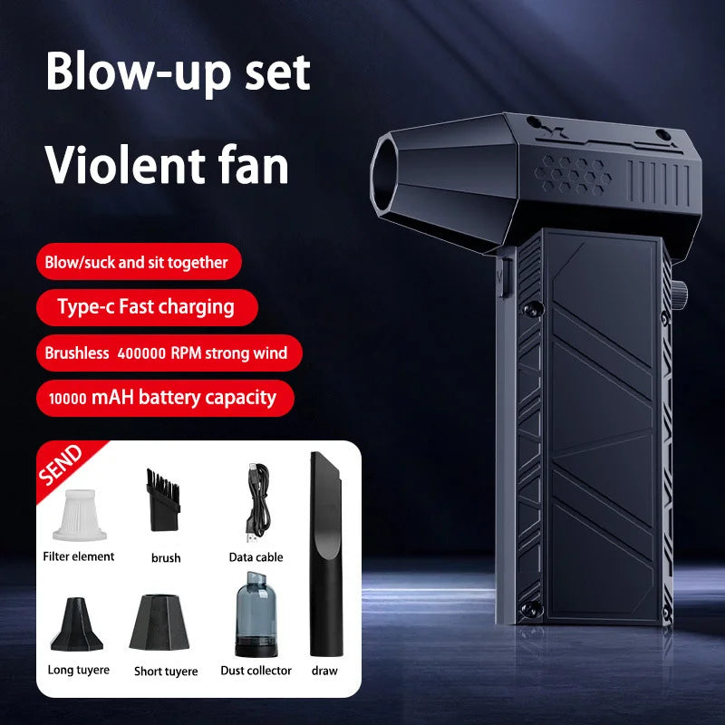 Violent Fan 4M RPM Powerful Air Blower & Dust Cleaner