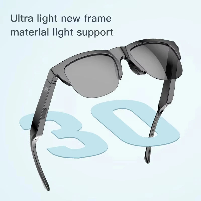 Xiaomi NEW Smart Sunglasses Glasses, Bluetooth Call Outdoor Sports Headphones, HiFi Audio, Blue Light, Waterproof, Anti-UV, Unisex