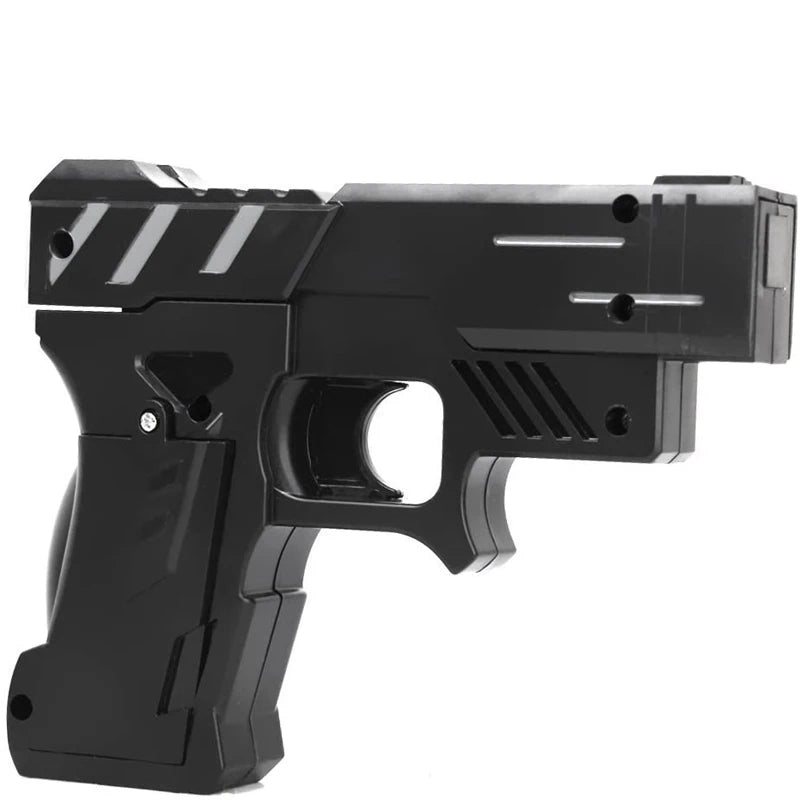 Digital Gun Alarm Clock – Target Laser Shoot Gadget, Kids’ and Desk Table Wake-Up Clock
