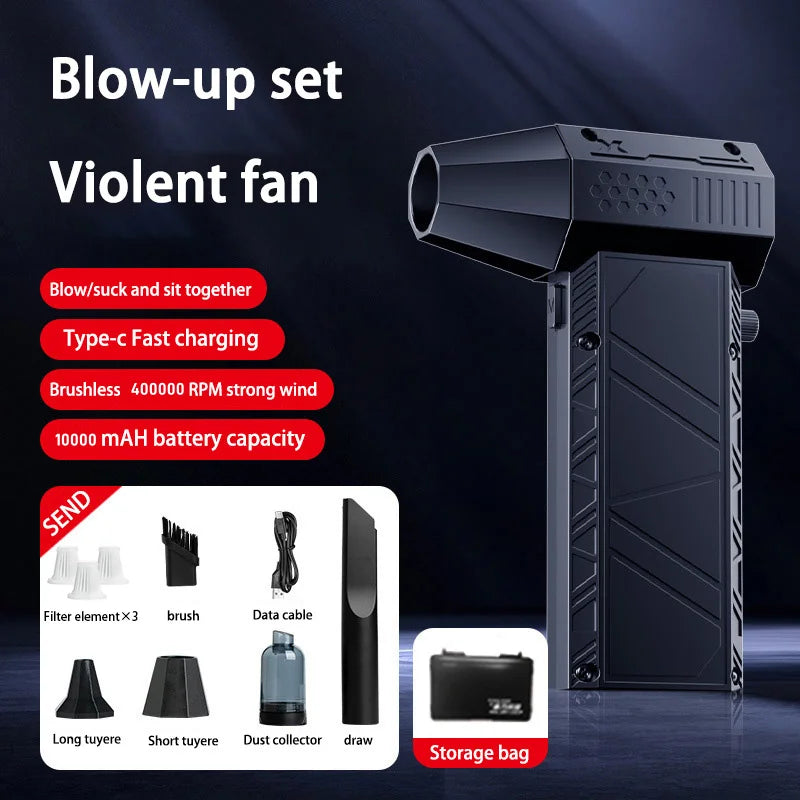 Violent Fan 4M RPM Powerful Air Blower & Dust Cleaner