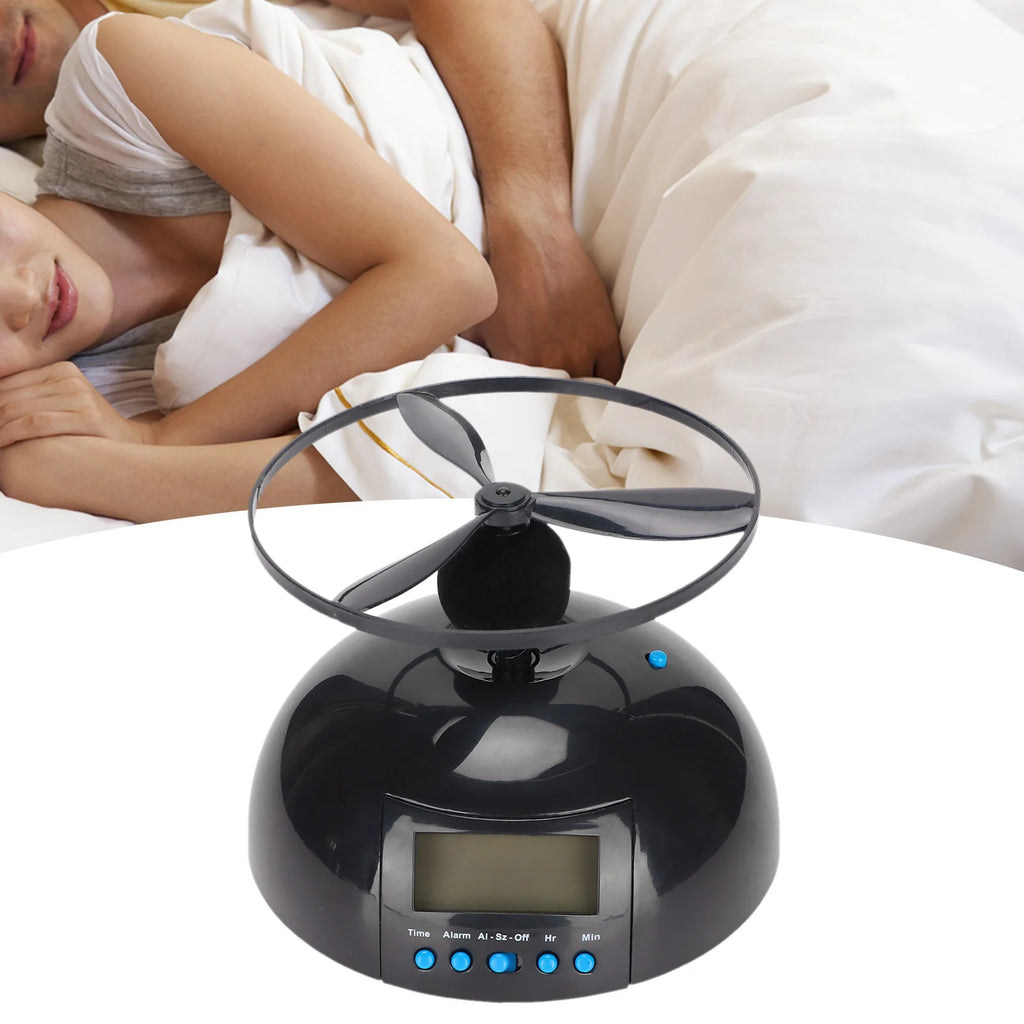ZK30 Electronic Clock Multipurpose Run Away Flying Alarm Clock for Bedroom Office Home School