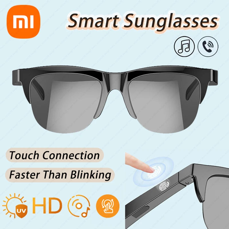 Xiaomi NEW Smart Sunglasses Glasses, Bluetooth Call Outdoor Sports Headphones, HiFi Audio, Blue Light, Waterproof, Anti-UV, Unisex